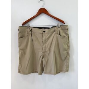 Men's Wrangler Cargo Shorts Outdoor Performance Fishing Hiking Khaki Stretch 42